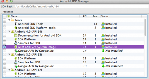 El sistema de descarga del SDK de Android