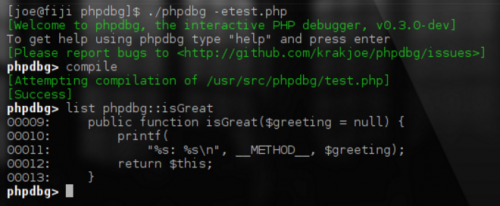 PHP DBG-Depuración paso a paso-captura de pantalla